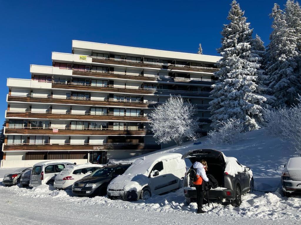 Le Flocon-Studio Cabine-Balcon 4-6 Pers A 100M Des Pistes Шамрусс Екстер'єр фото