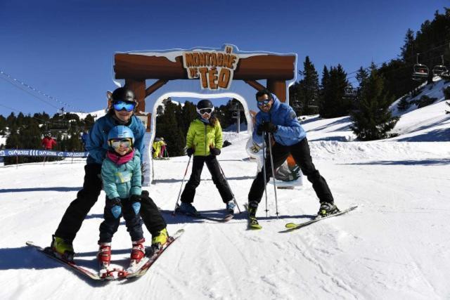 Le Flocon-Studio Cabine-Balcon 4-6 Pers A 100M Des Pistes Шамрусс Екстер'єр фото