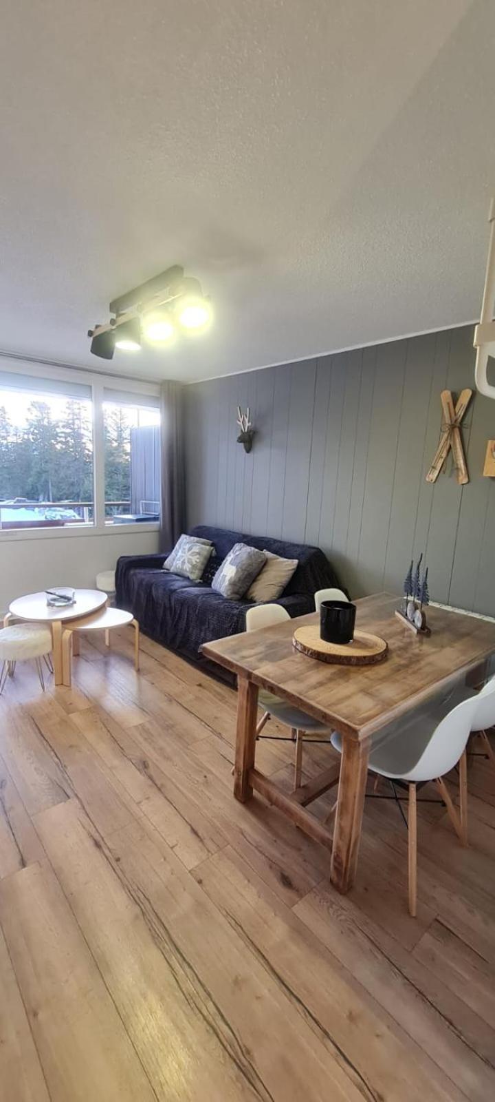 Le Flocon-Studio Cabine-Balcon 4-6 Pers A 100M Des Pistes Шамрусс Екстер'єр фото