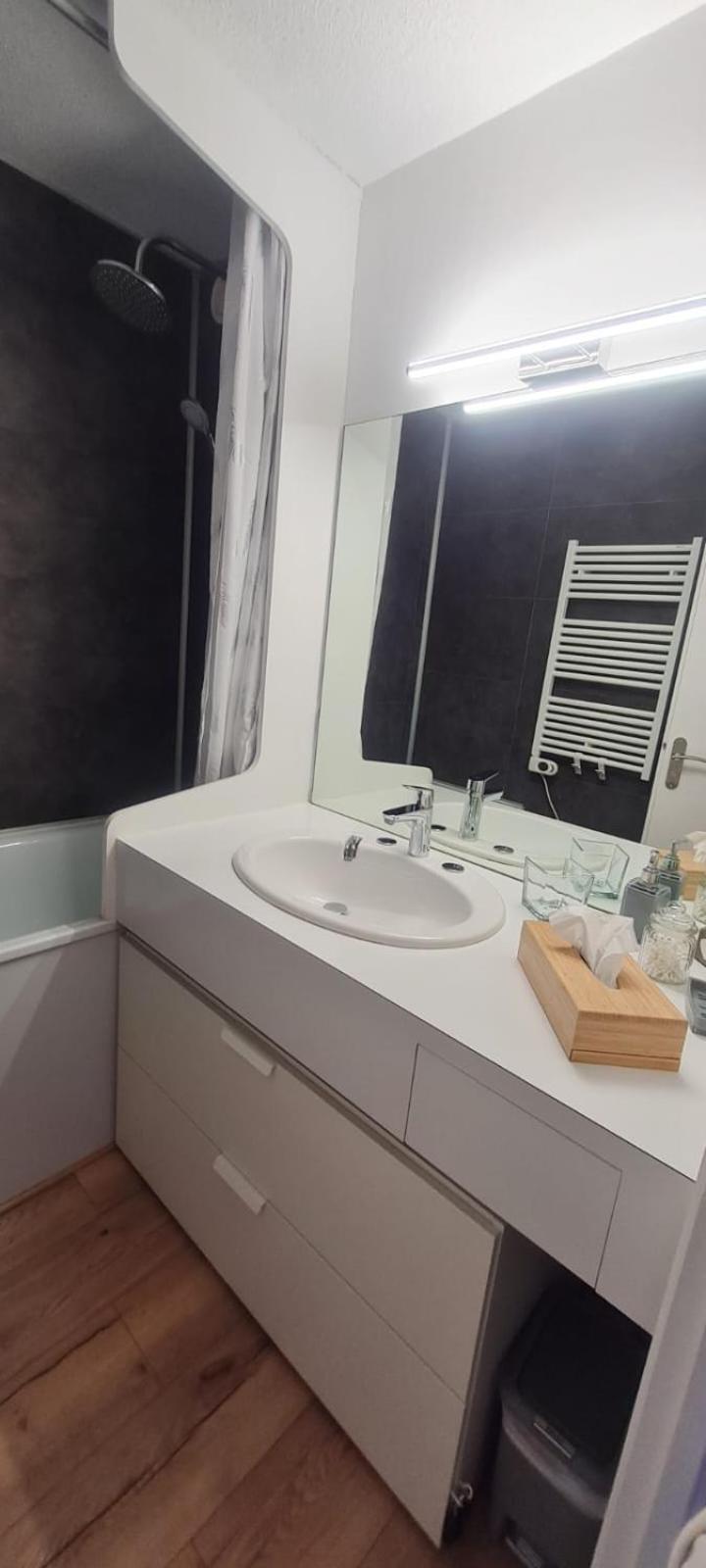 Le Flocon-Studio Cabine-Balcon 4-6 Pers A 100M Des Pistes Шамрусс Екстер'єр фото